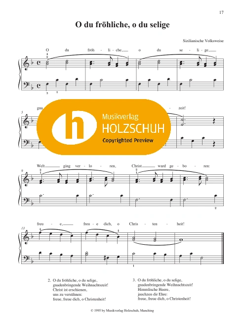 O du fröhliche, o du selige